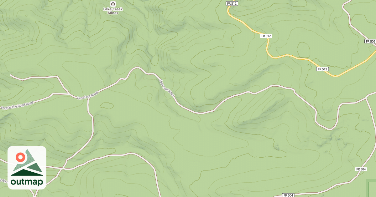 Map of FERN LEAF ROAD