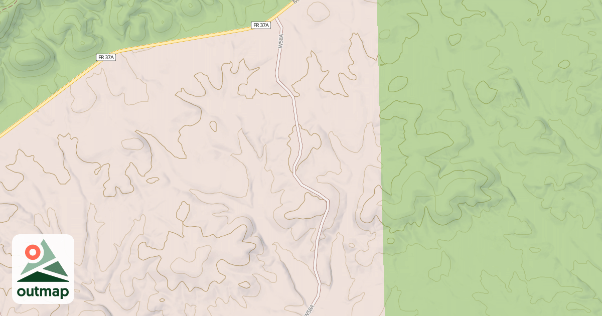 Map of MAULDIN SPUR