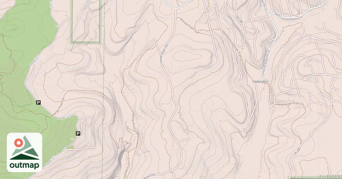 Map of HUNTER RUN