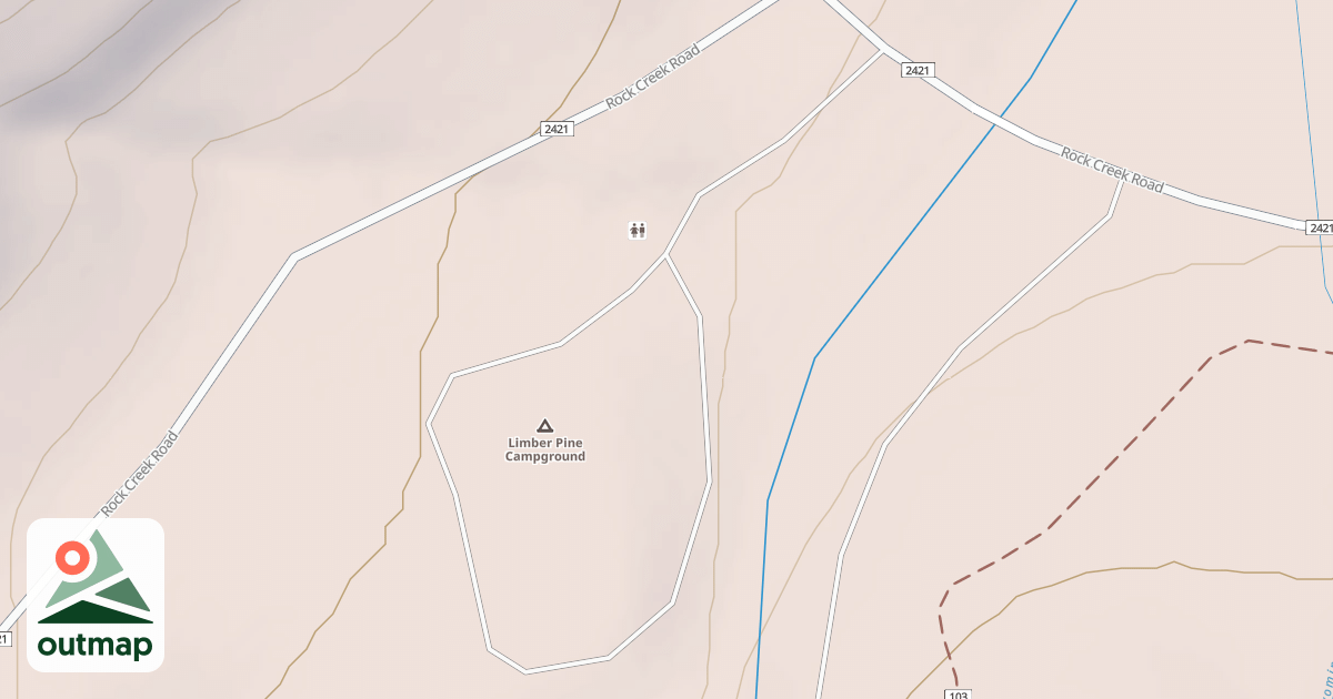 Map of LIMBER PINE CAMPGROUND