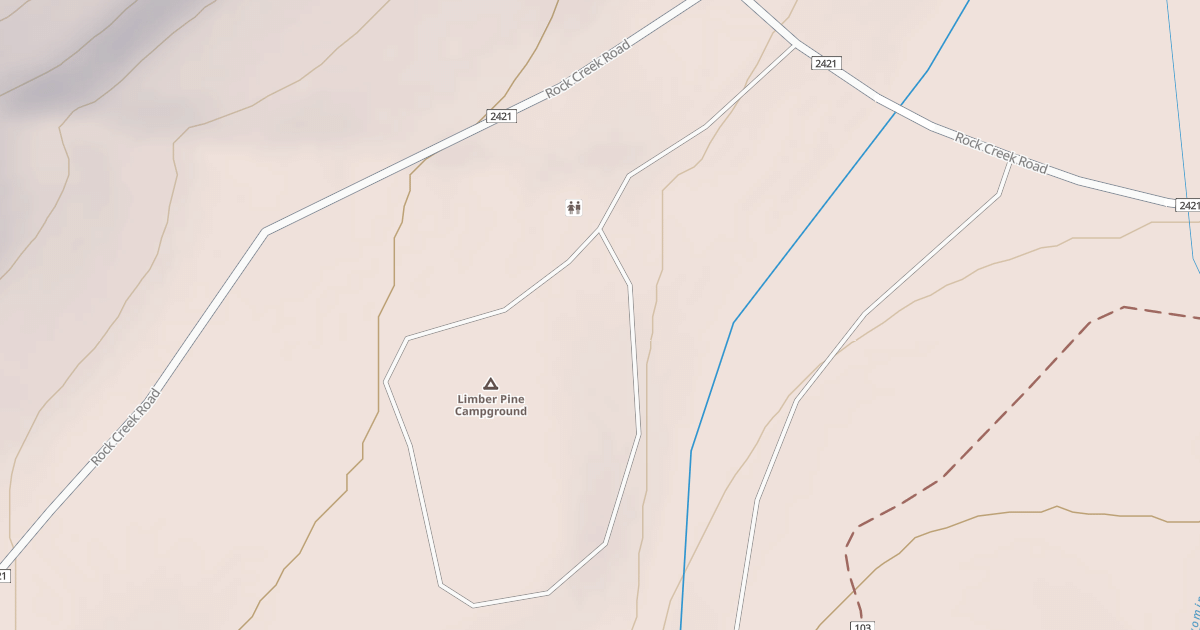 Map preview of LIMBER PINE CAMPGROUND