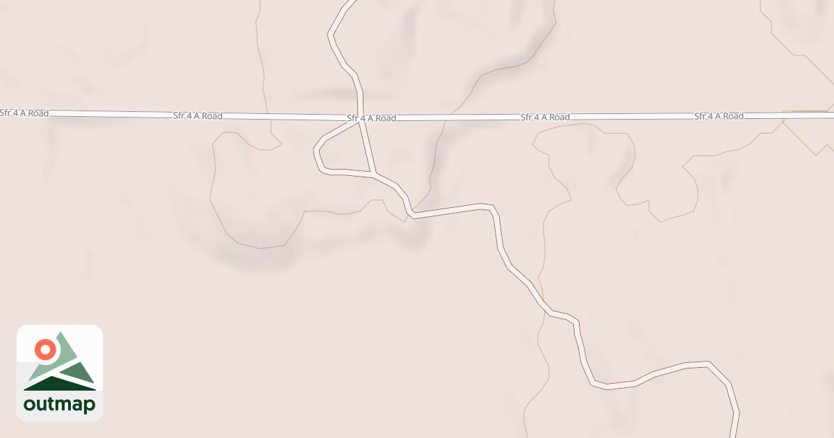 Map of Straight Arrows Trail