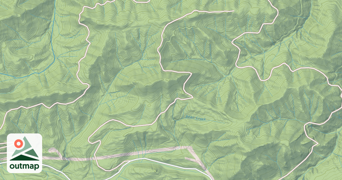 Map of USFS Motor Vehicle Use Map Roads {736B9FCD-AE83-4214-9DD0-19DCD7C9AC62}