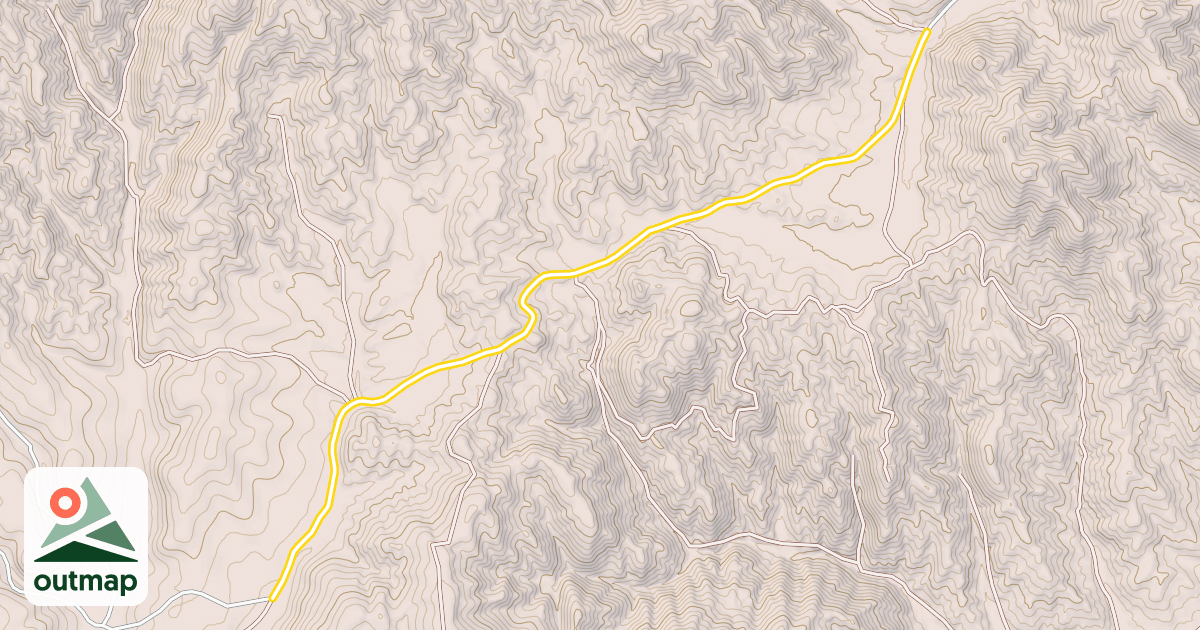 Map of Croy Creek (Snowmobile)