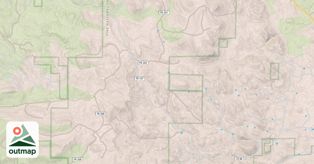 Map of PEASE SPRINGS