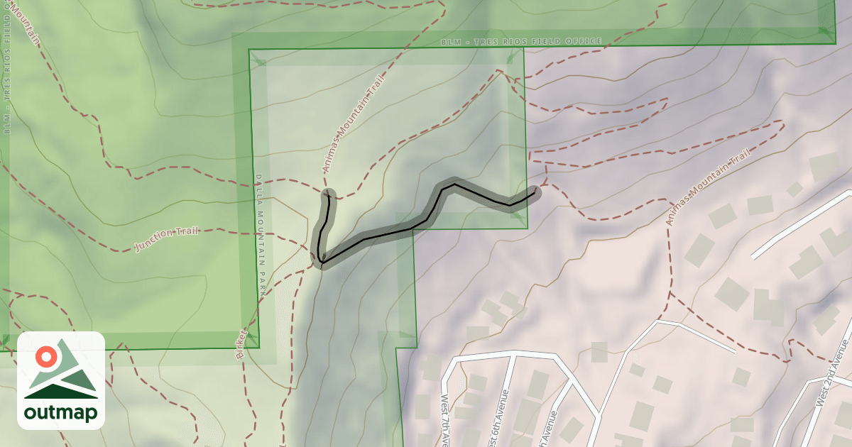 Map of Animas Mountain 3