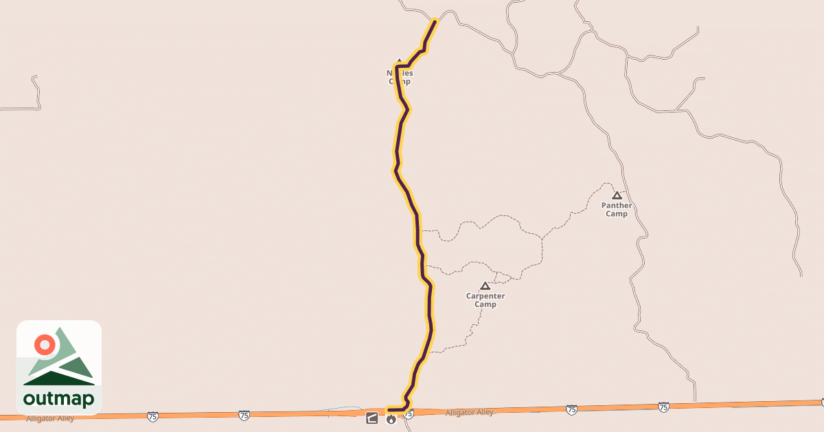 Map of Florida Trail