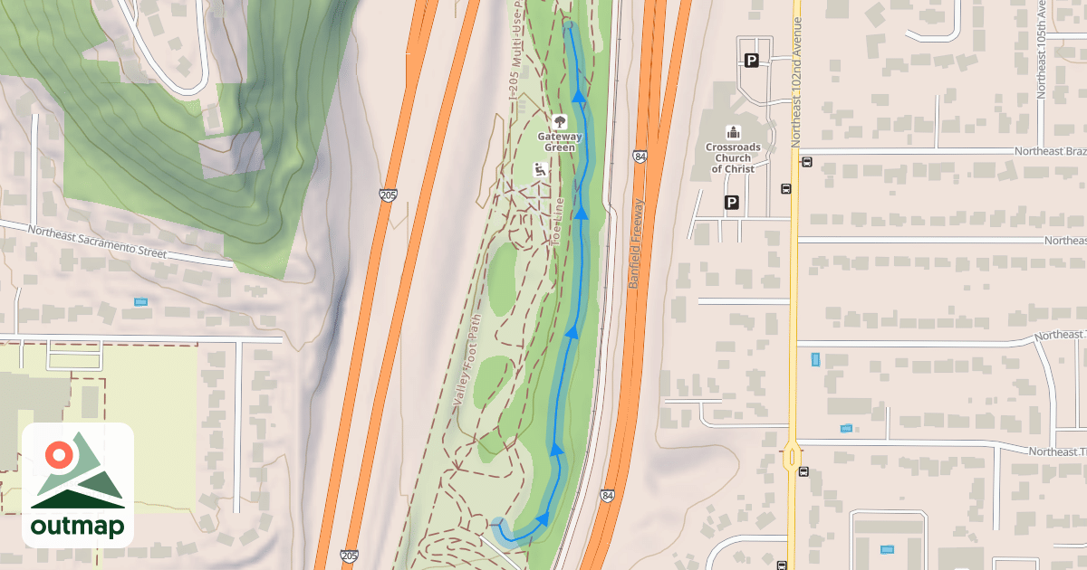 Map of Fenceline Trail