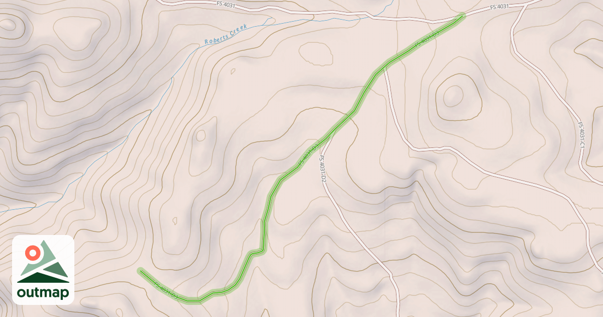 Map of FS 4031-D3