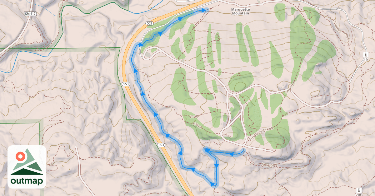 Map of Easy Rider
