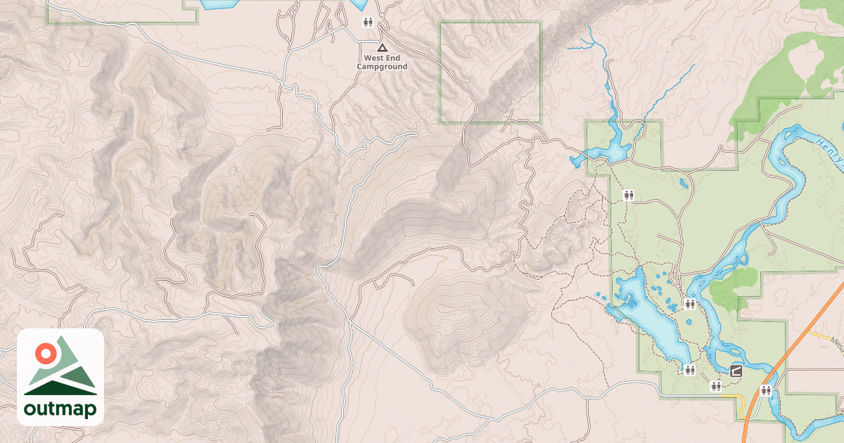 Map of GREEN CANYON
