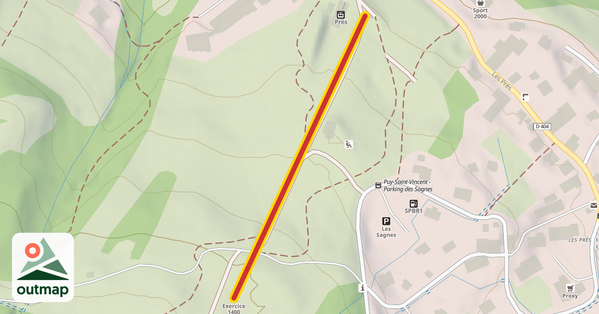 Map of Exercice 1400