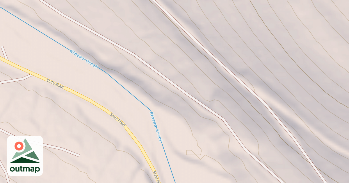 Map of KINZUA CREEK