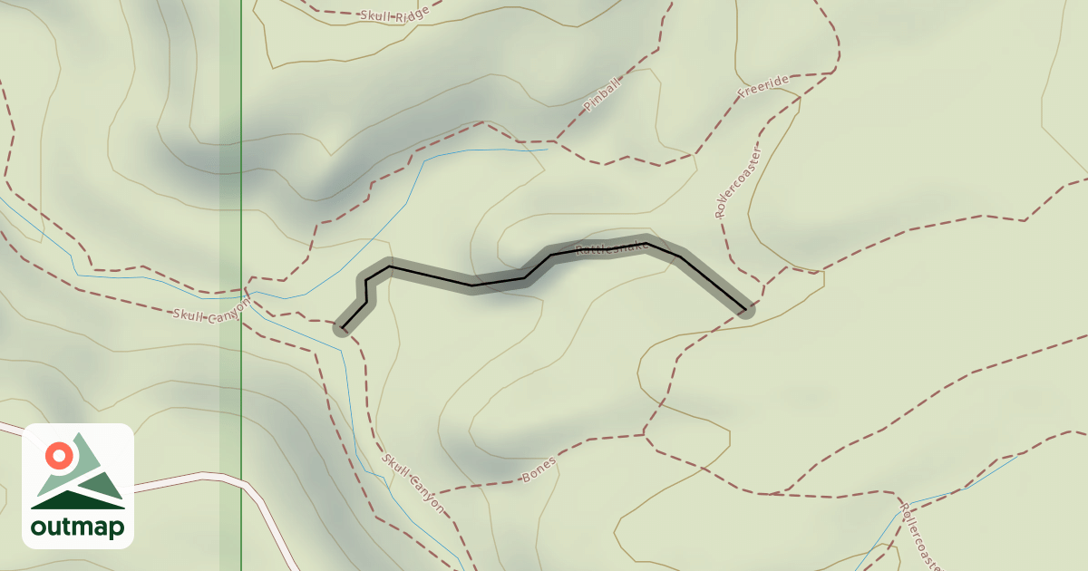 Map of Rattlesnake