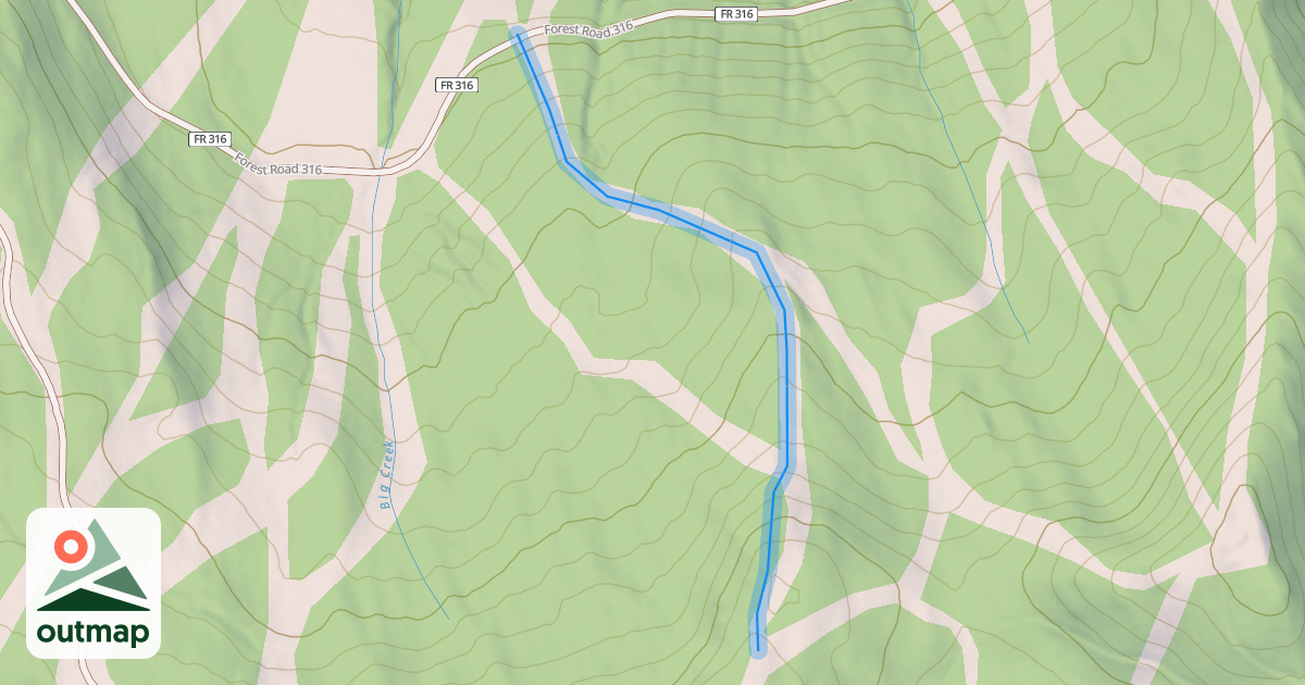Map of Big Creek