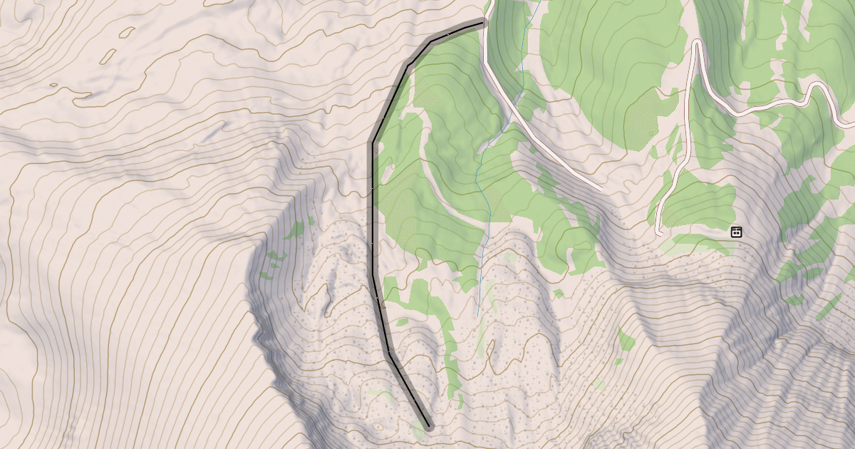 Map preview of Great Falls Gully