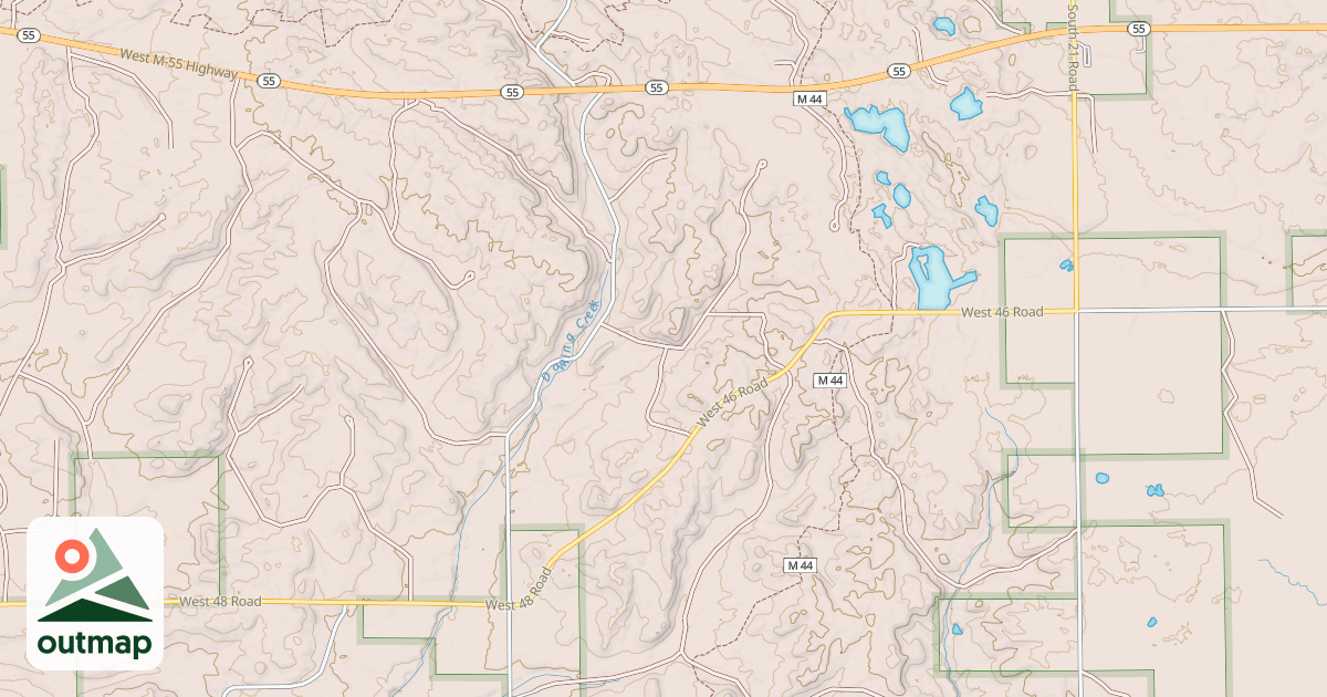 Map of Cadillac West Smt Dnr37