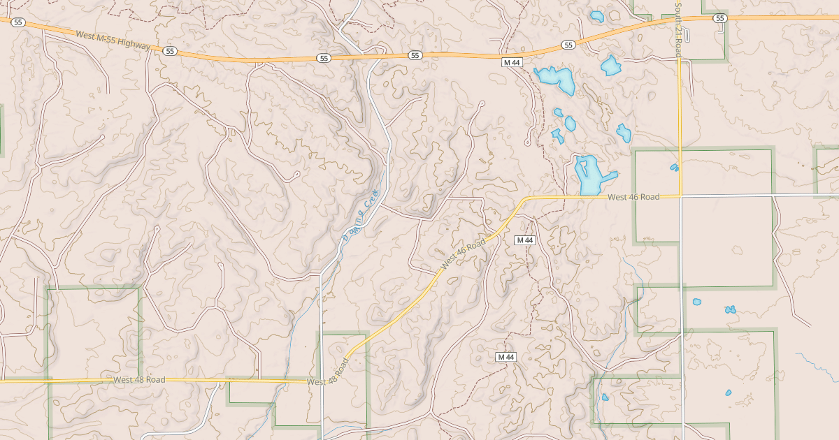 Map preview of Cadillac West Smt Dnr37