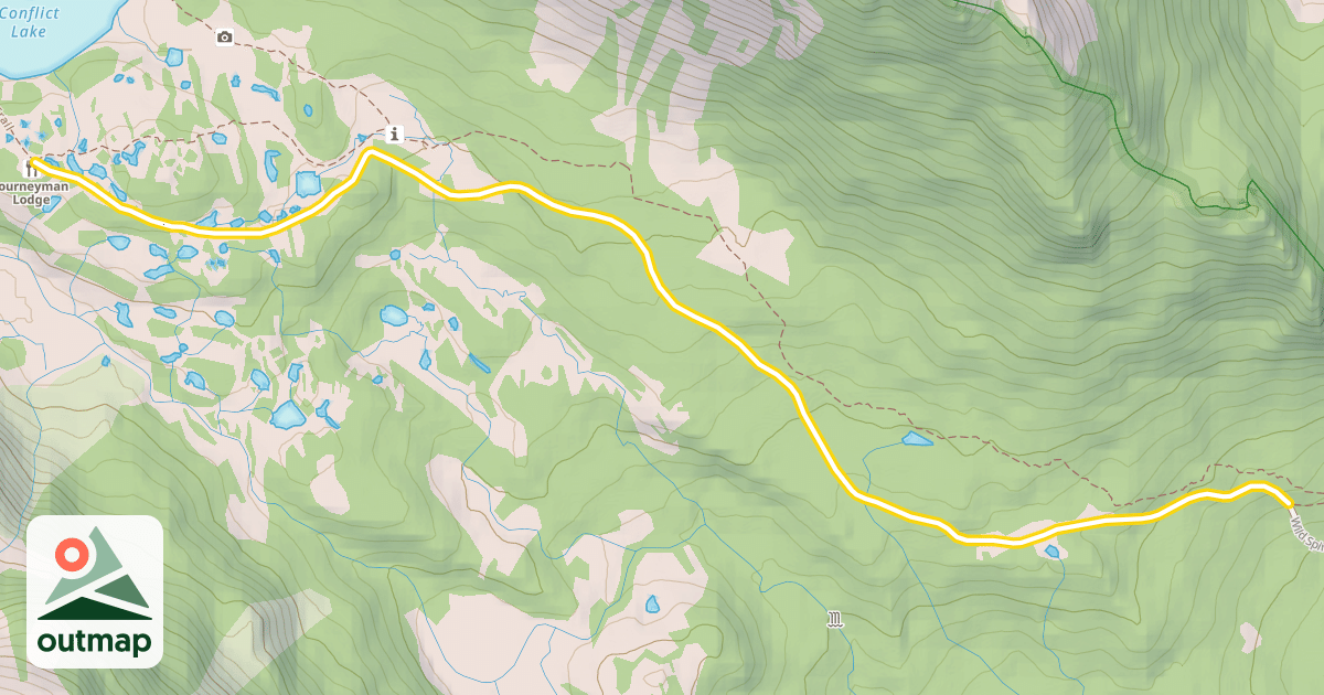 Map of Upper Wild Spirit