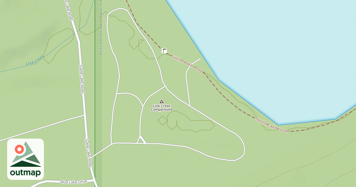 Map of LINK CREEK C.G