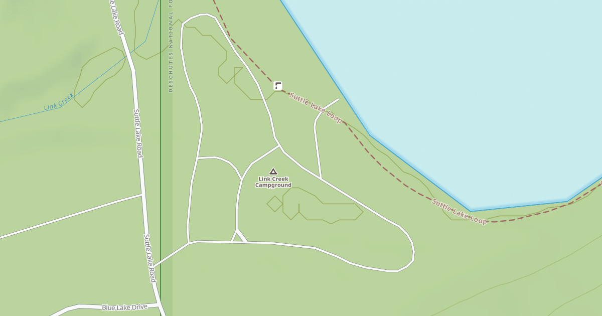 Map preview of LINK CREEK C.G