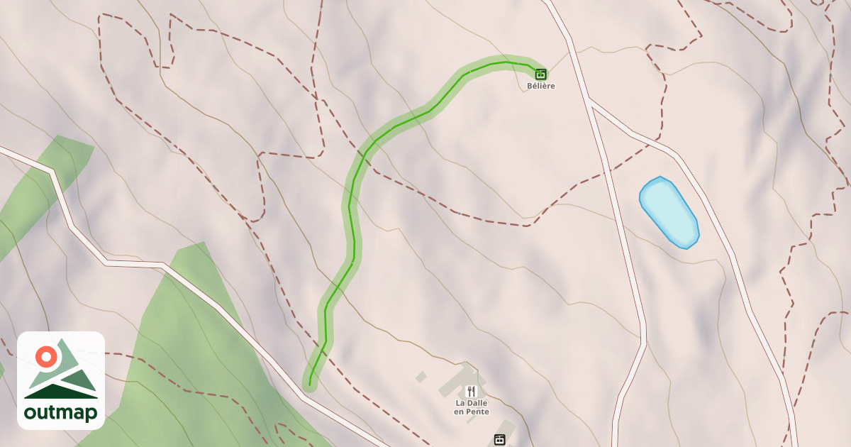 Map of Bélière 2