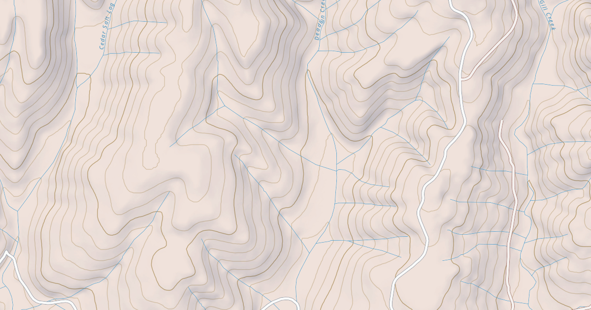 Map preview of CEDAR SALT IRON CANYON EA