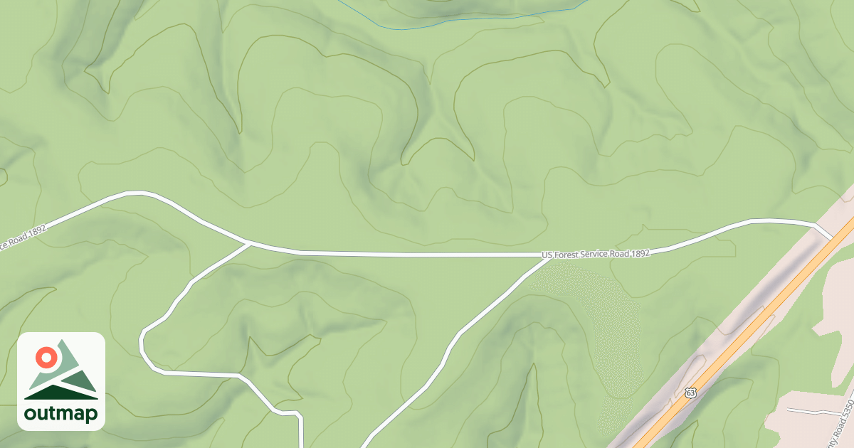 Map of LANE SPRINGS REC AREA