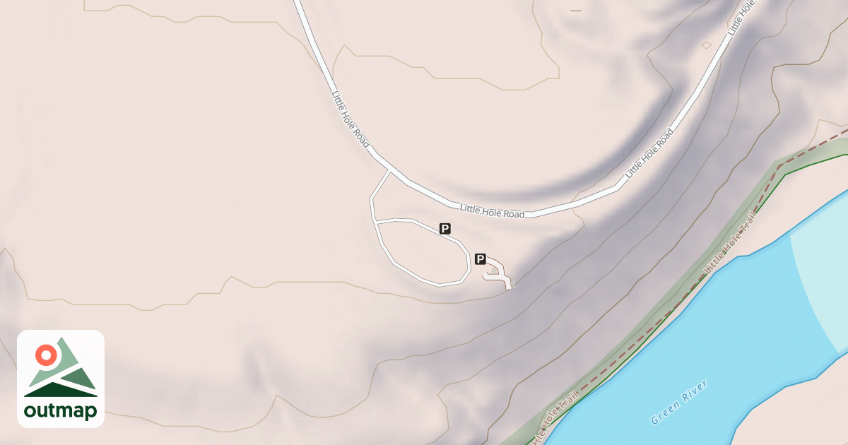 Map of LITTLE HOLE OVERLOOK