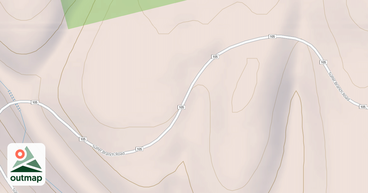 Map of White Sulphur Ohv Trail