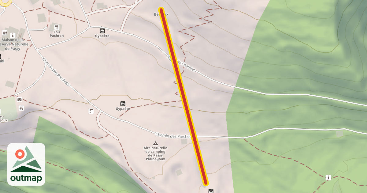 Map of Beudeix