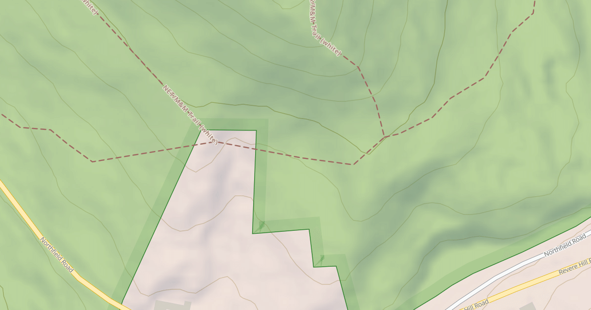 Map preview of Metacomet - Monadnock Trail
