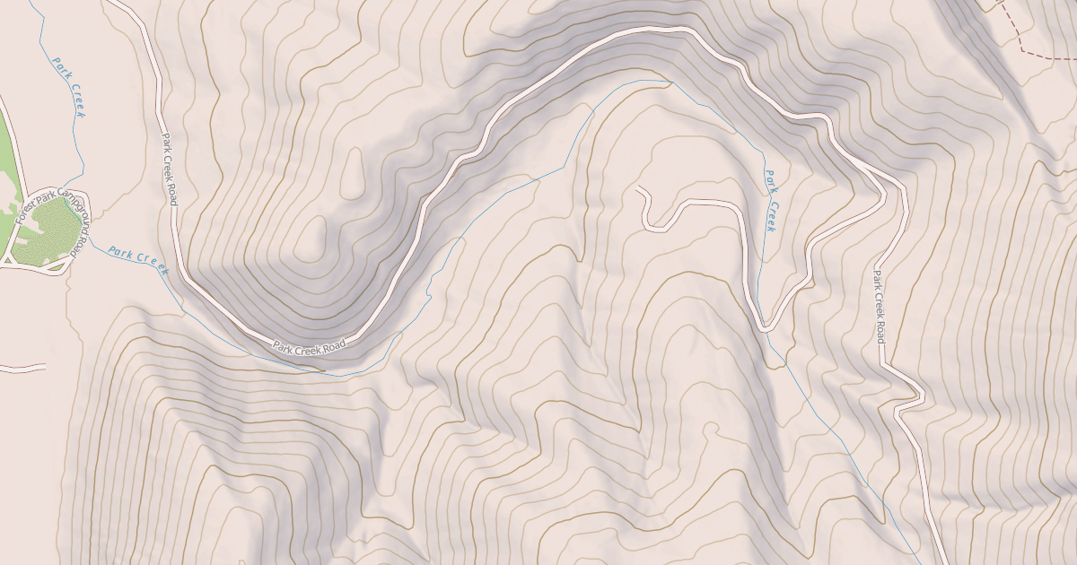 Map preview of PARK CREEK