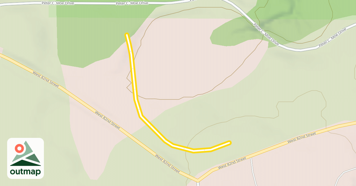 Map of Eastern Drive Loop