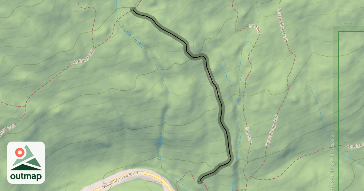 Map of Double D Trail
