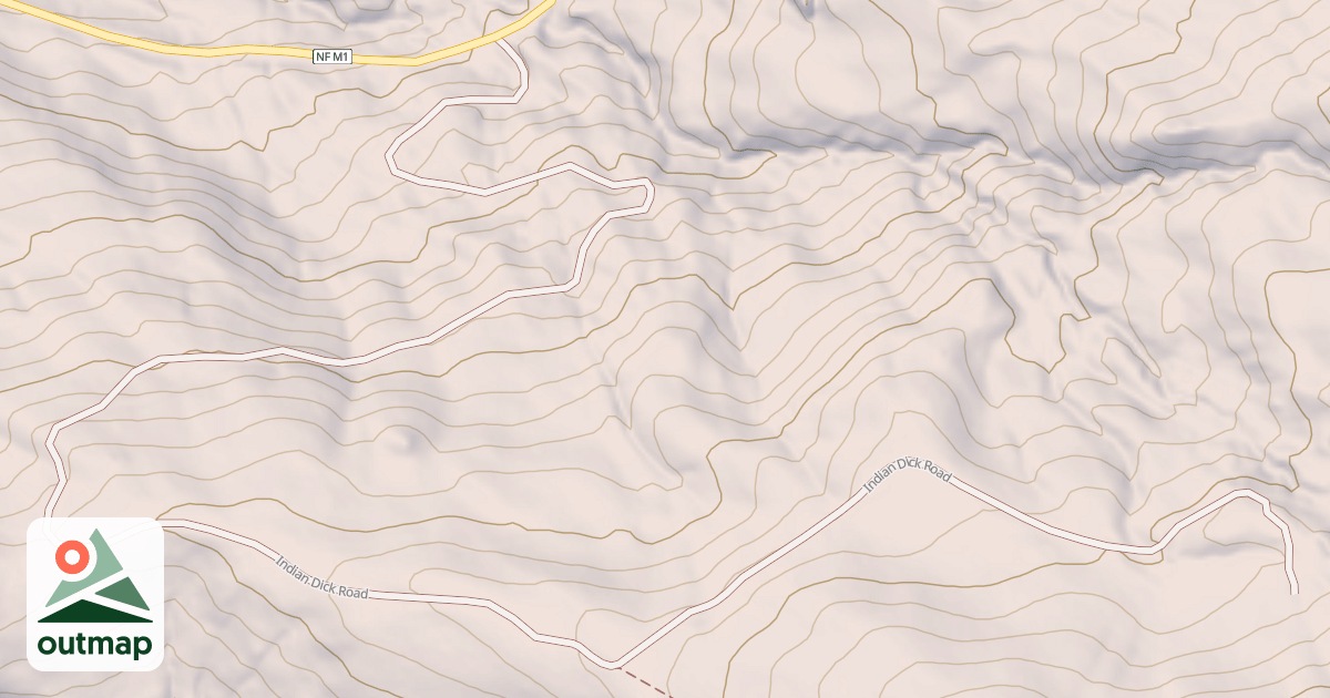 Map of INDIAN DICK