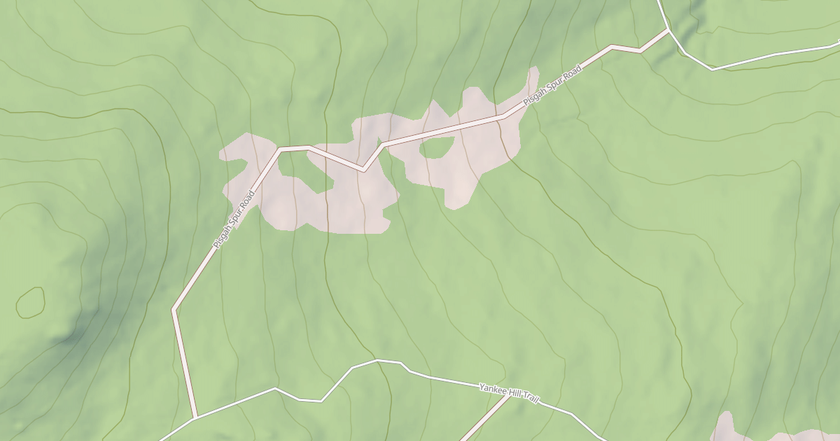 Map preview of PISGAH SPUR