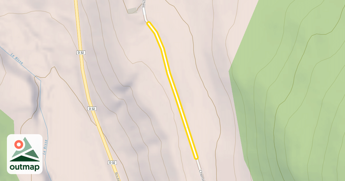 Map of Chemin Sous les Lanches