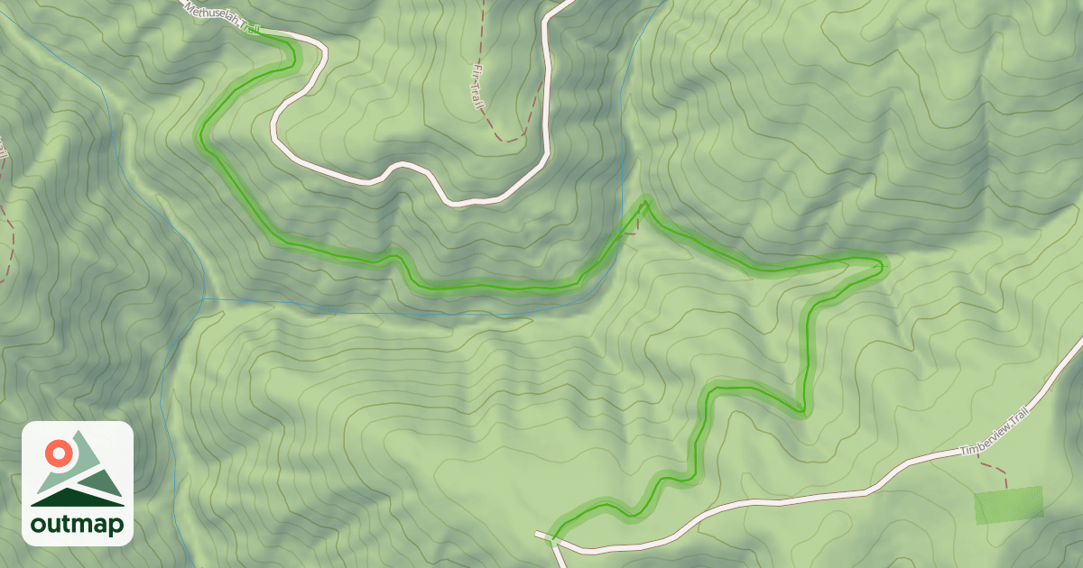 Map of Giant Salamander Trail