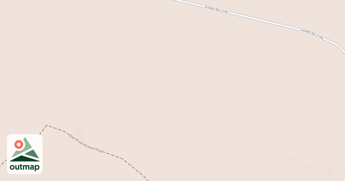 Map of Cutfoot Horse Trail M