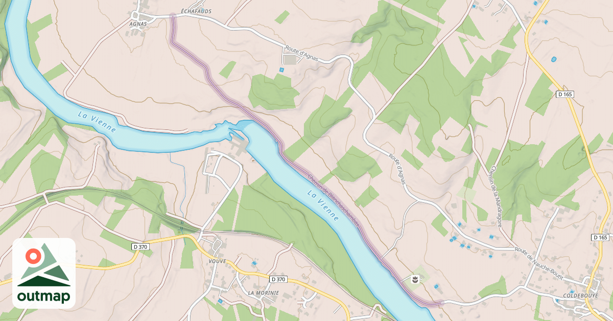 Map of Chemin de Blanchaschambas