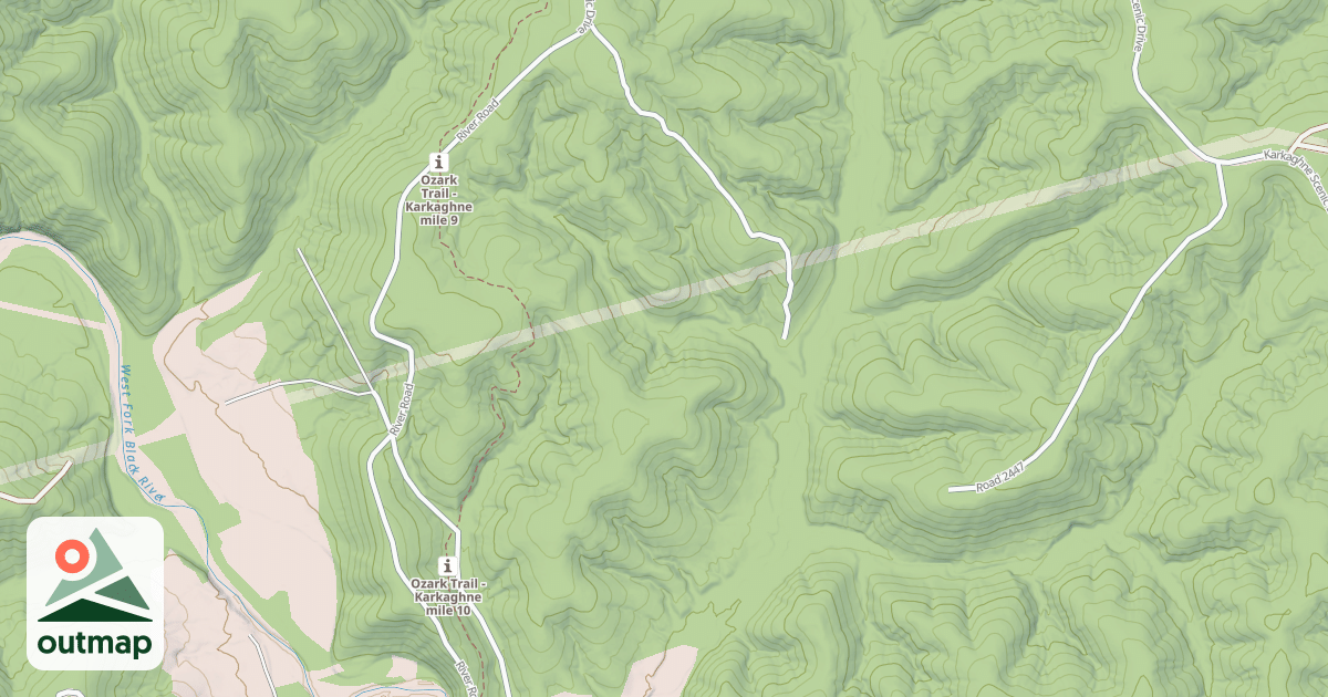 Map of SUTTON BLUFF ATV 14