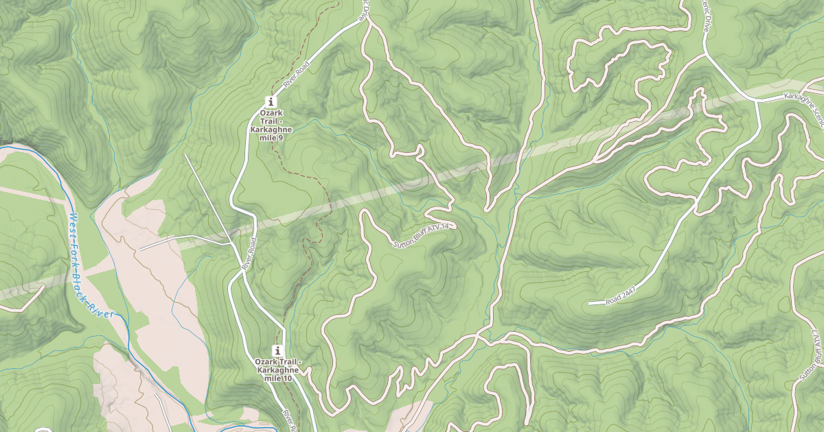 Map preview of SUTTON BLUFF ATV 14