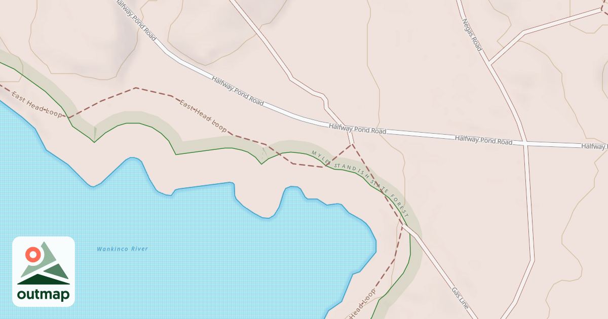 Map of Easthead Reservoir Trail