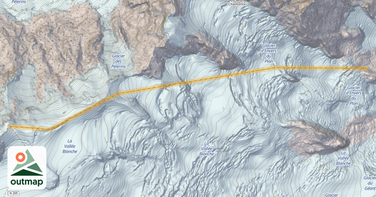 Map of Grand Envers du Plan