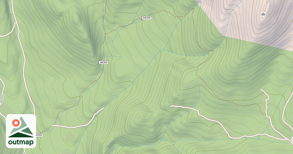 Map of Black Canyon Single Track