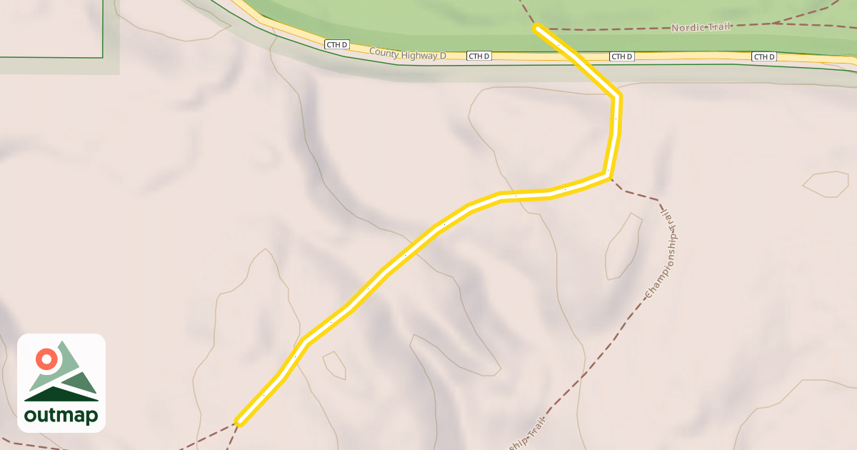 Map of Nordic Trail