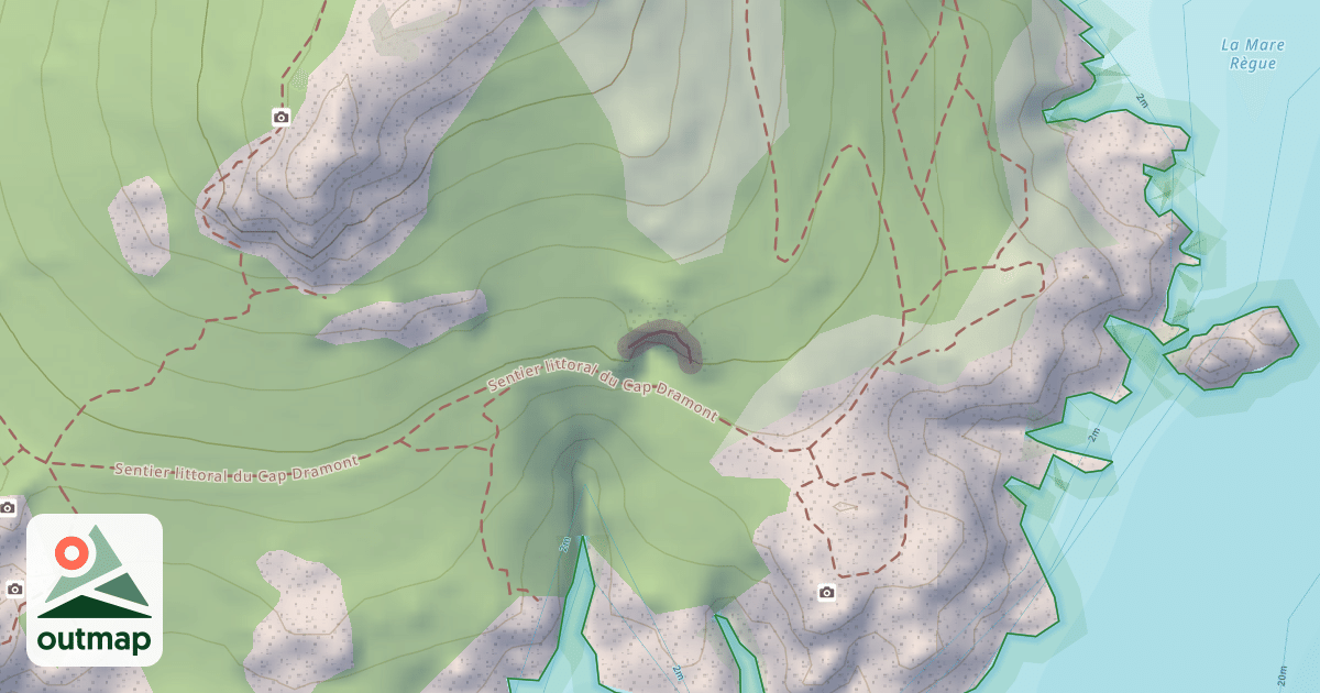 Map of Climbing Crag