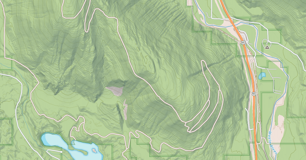 Map preview of HOGUE MOUNTAIN