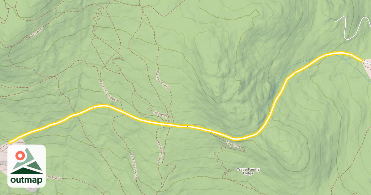 Map of Old County Road
